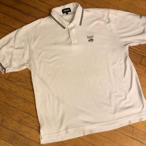 📣BOGO SALE!!!  BUCKNELL WHITE POLO SHIRT - MENS MEDIUM - GO BISONS📣